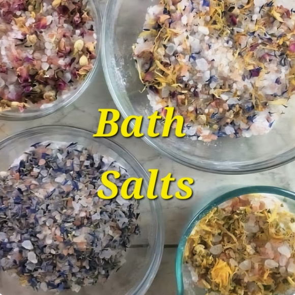 Hand Crafted Other - Limited Supply! Bambi's Bubbles Collection- Bath Salt 8oz & Wooden Spoon